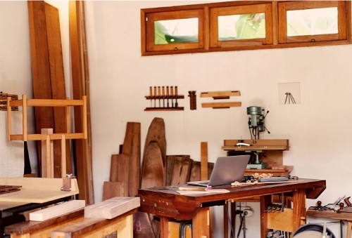 Small woodworking shop