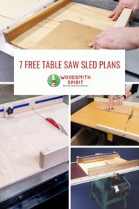 Free table saw sled plans