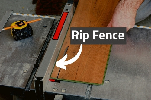 Table saw rip fence