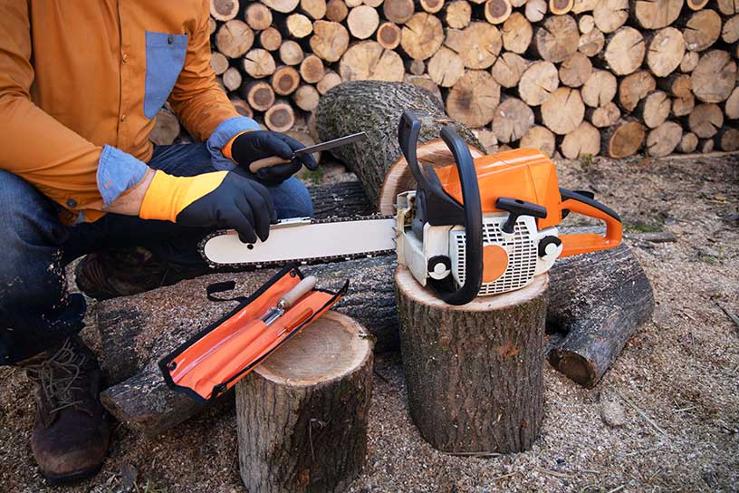 How To Sharpen a Chainsaw Chain