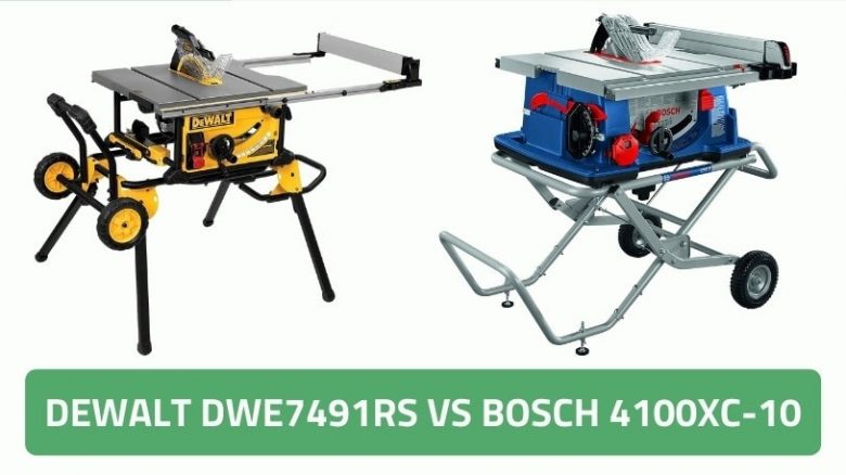 DEWALT DWE7491RS vs Bosch 4100XC-10